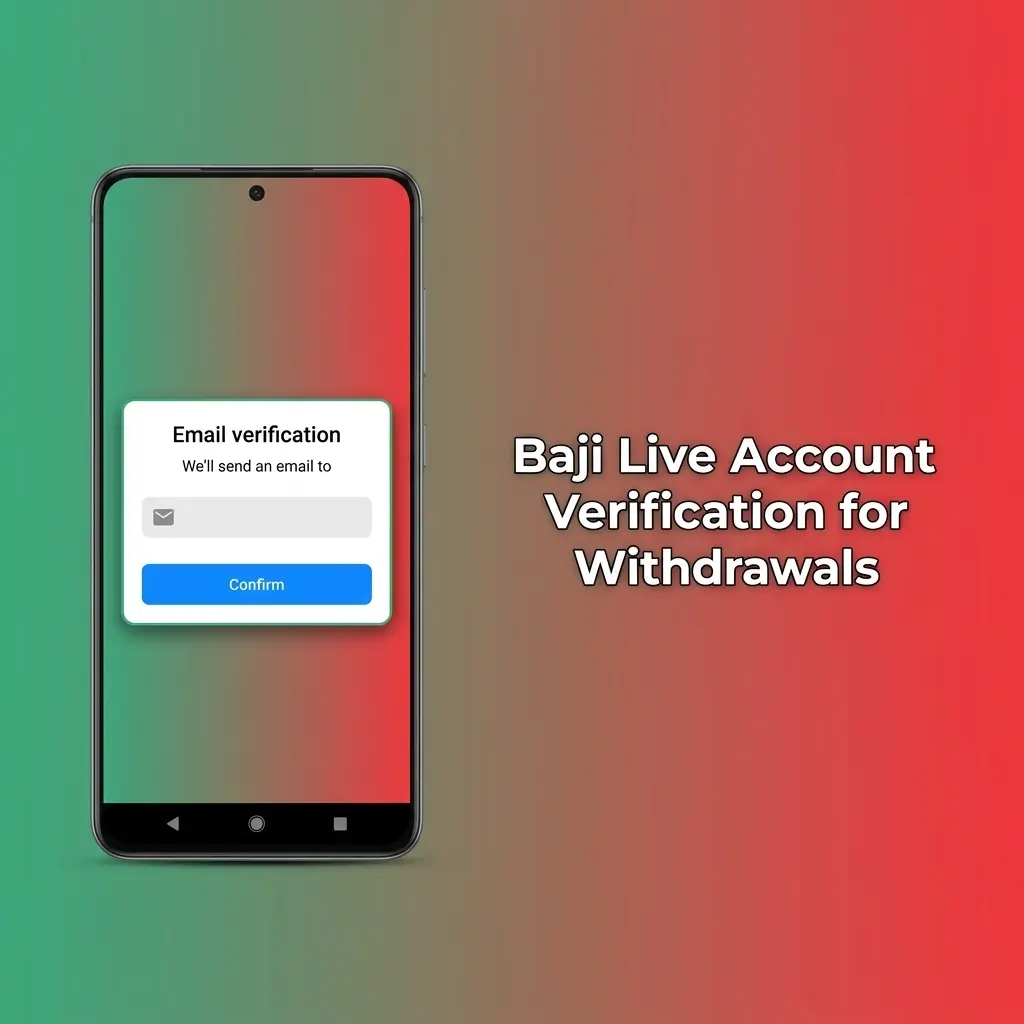 Baji Live account verification for withdrawals with mobile OTP, CNIC ID, profile, and payment checks