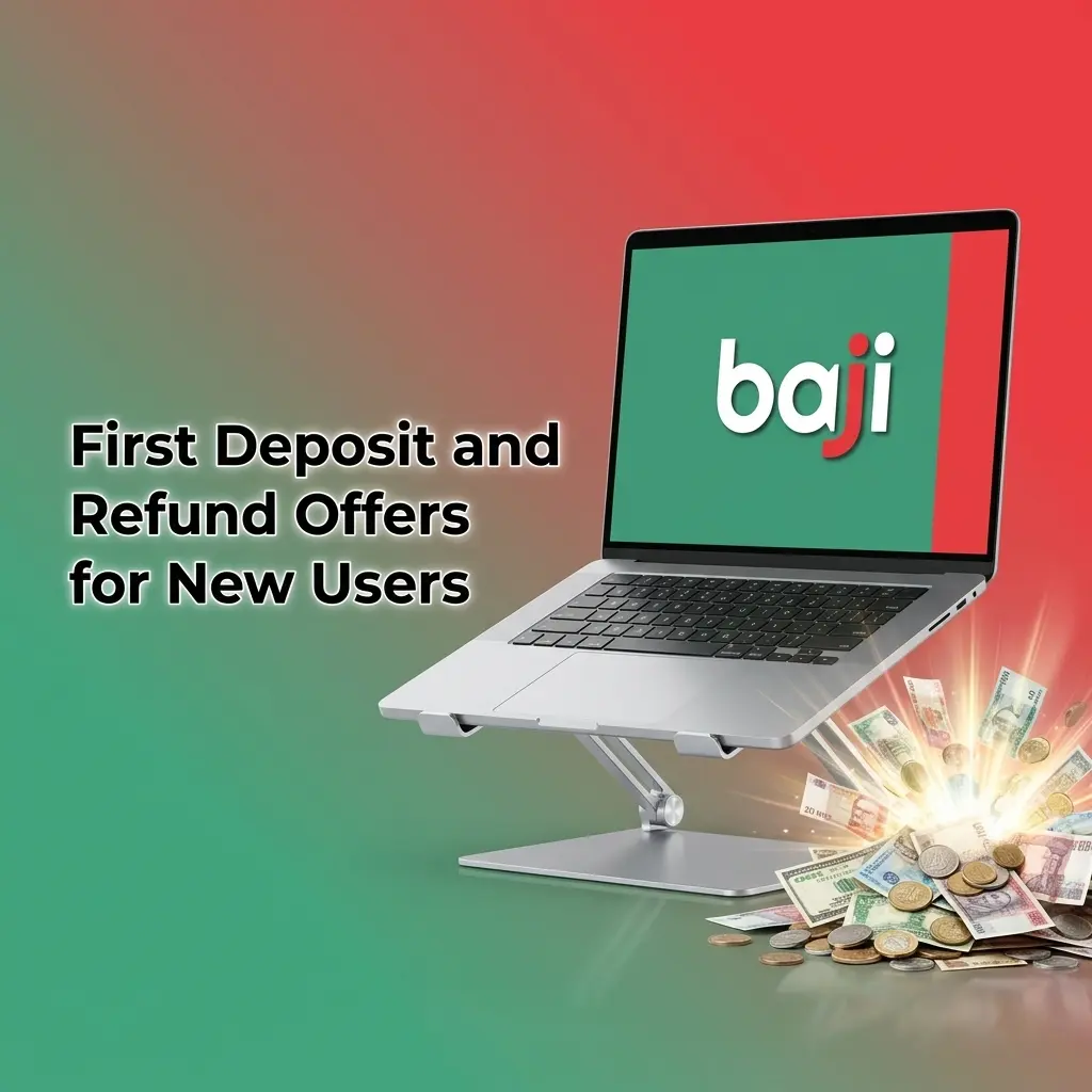 New user deposit offers showing FTD match, live casino cashback, and exchange refund details