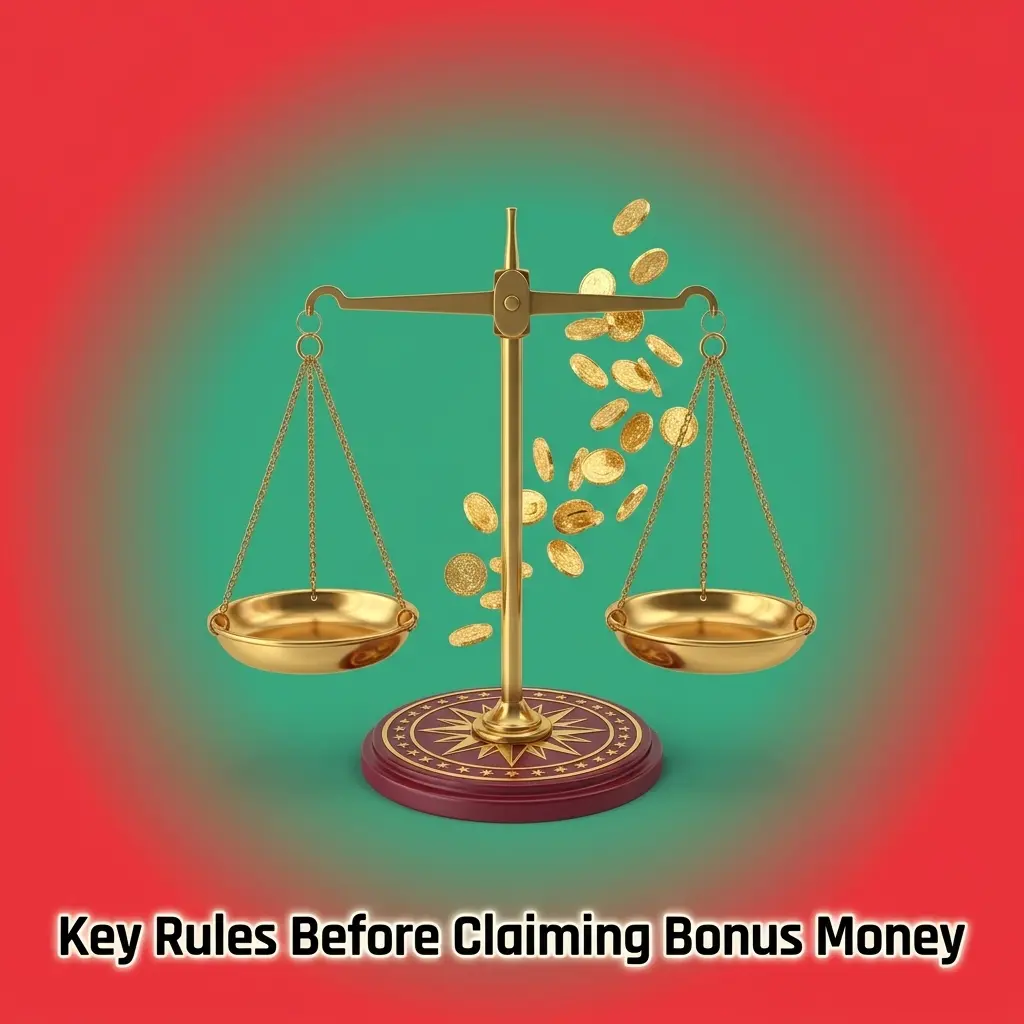 Checklist of key bonus money rules for deposits, wagering, eligible games, withdrawals and account limits