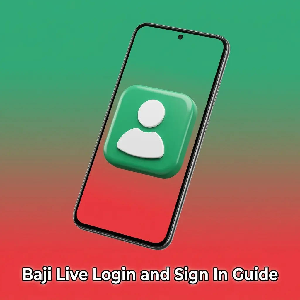 Baji Live login guide showing sign in steps for wallet, bets, bonuses, and account verification