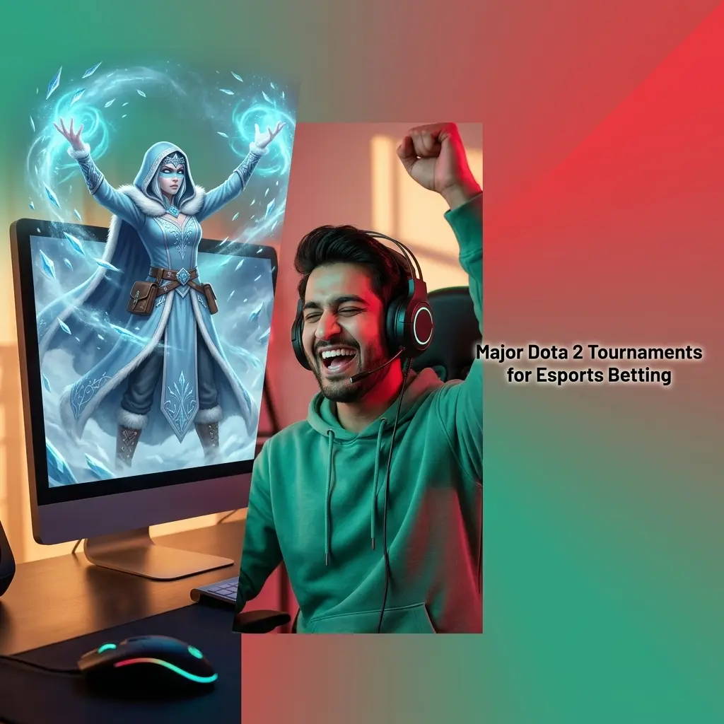 Major Dota 2 tournaments for esports betting, including TI, BLAST, ESL, EWC, PGL and FISSURE events