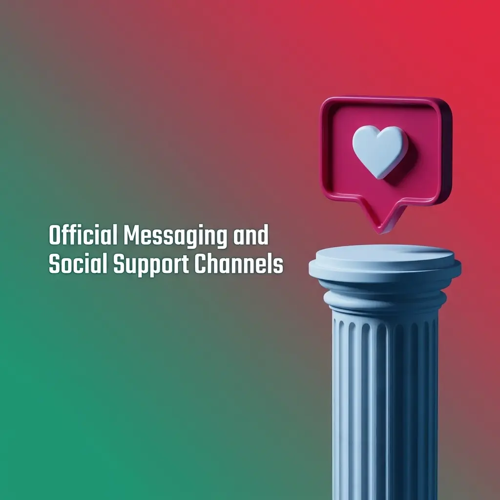 Official messaging and social support channels for secure contact guidance and safe account help