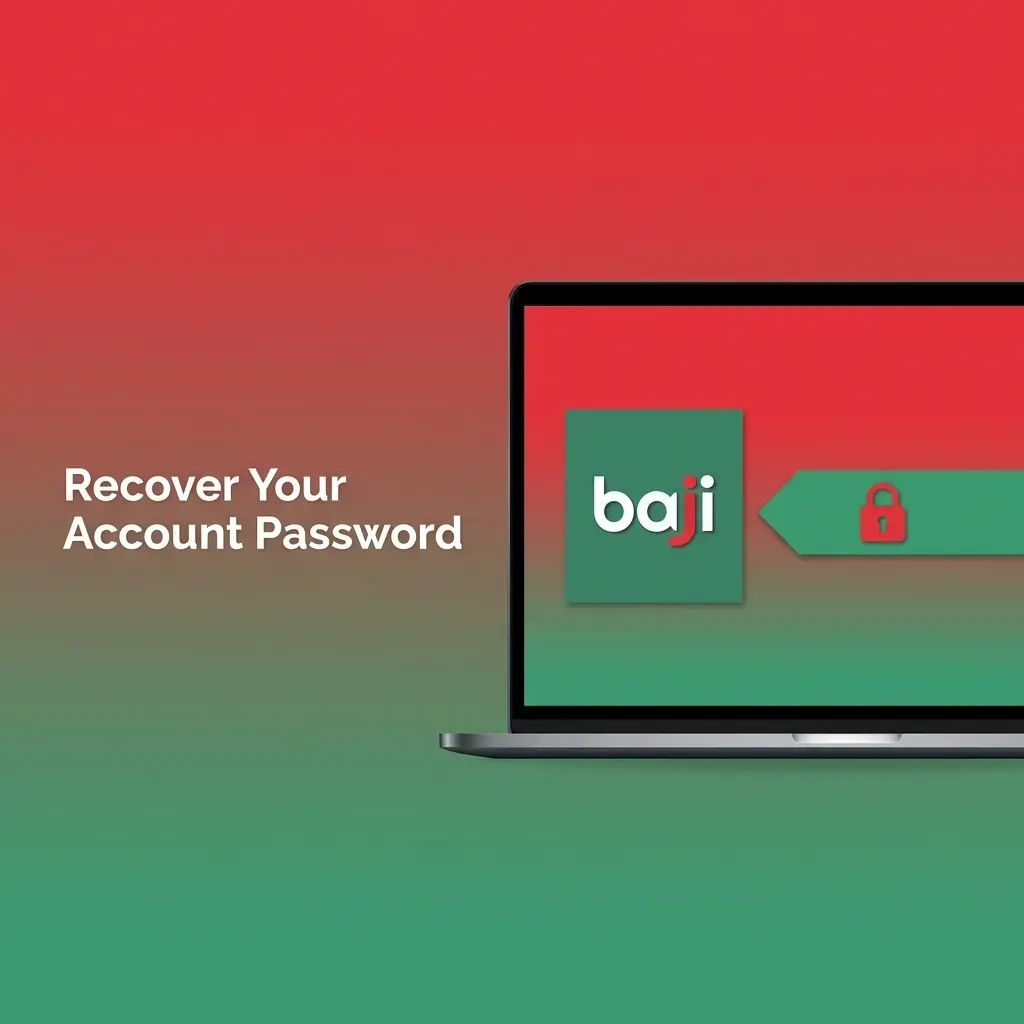 Baji Live password recovery screen showing OTP verification to regain account login access