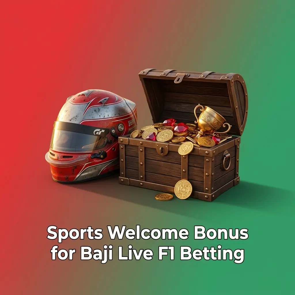 Sports welcome bonus details for Baji Live Formula 1 betting markets, terms, deposits, and eligible F1 offers