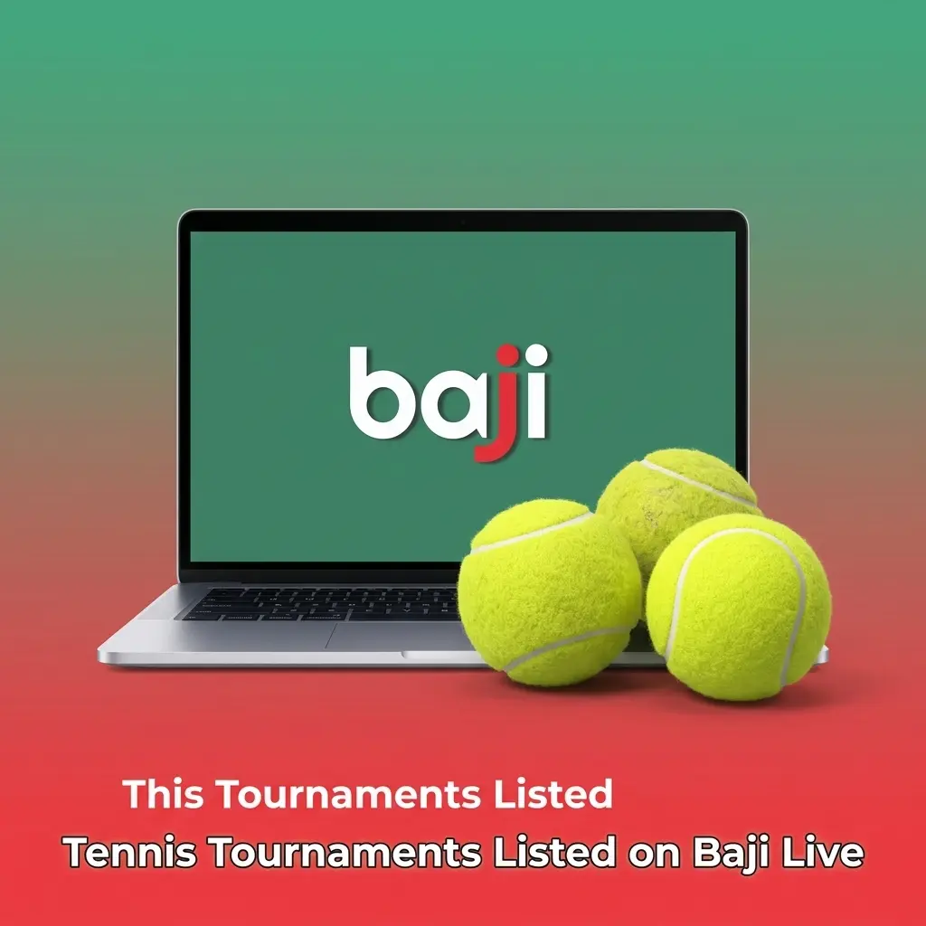 Baji Live tennis tournaments calendar with Grand Slam, ATP, WTA, Davis Cup and surface event listings