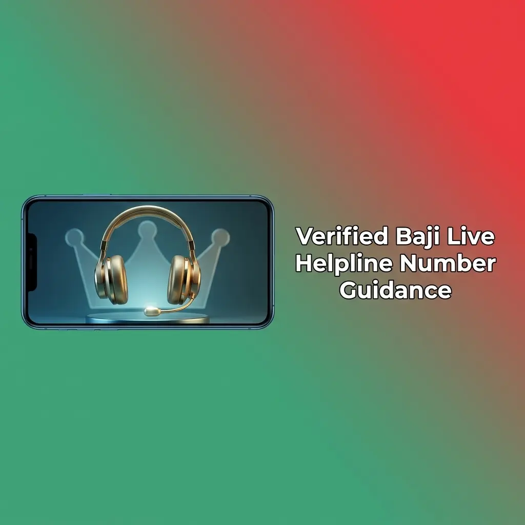 Baji Live helpline guidance showing verified phone support and safe account contact tips